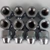 PORCA CROMADA VAZADA P/RODA FORD CORCEL/PAMPA - 12 PÇS